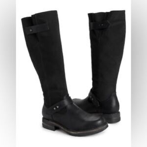 LUKEES by MUK LUKS - Womens Black Tonal Boots - new